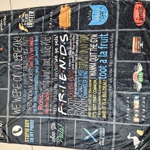 Friends theme throw blanket